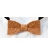 Bow tie in wood, Mellissimo in golden Amboyna burl - MELISSAMBRE