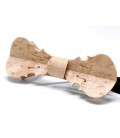 Bow tie in wood, Violin in pearly Maple