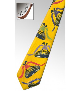 Wooden yellow tie, Sneakers - MELISSAMBRE