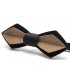 Wooden bow tie, Nib in black & bronze tinted Maple - MELISSAMBRE