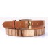 Belt in Wood, Zebrano and Leather