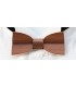 Bow tie in wood, Mellissimo in smoked Larch - MELISSAMBRE