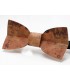 Bow tie in wood, Mellissimo in Asian Walnut tree burl - MELISSAMBRE