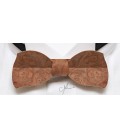 Bow tie in wood, Butterfly in Madrona burl