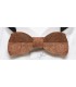 Bow tie in wood, Butterfly in Madrona burl - MELISSAMBRE