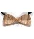 Bow tie in wood, Butterfly in Japanese Ash tree