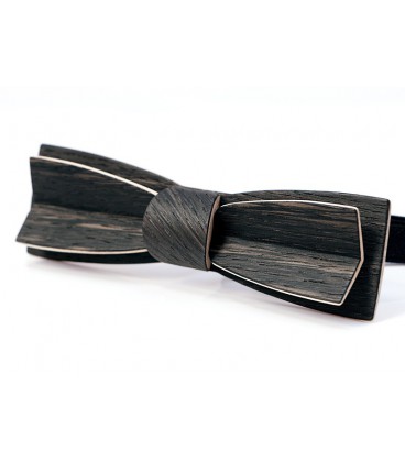 Bow tie in wood, Stretto in Marsh Oak - MELISSAMBRE