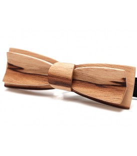 Bow tie in wood, Stretto in Dogwood - MELISSAMBRE
