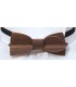 Bow tie in wood, Asymmetric in smoked Oak