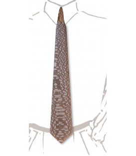 Cravate en bois, Louro-Faïa teinté noisette - MELISSAMBRE