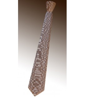 Tie in Wood, Hazelnut tinted Louro-Faïa - MELISSAMBRE