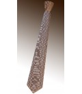 Necktie in wood, hazelnut tinted Louro-faia