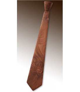 Cravate en bois, loupe d'Orme - MELISSAMBRE