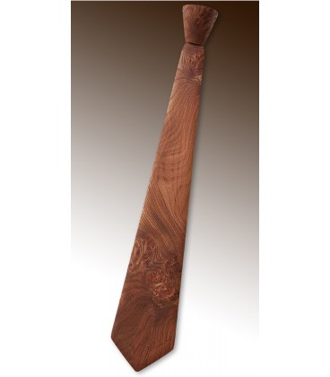 Cravate en bois, loupe d'Orme - MELISSAMBRE