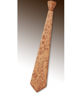 Necktie in wood, Oak burl