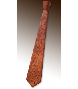 Cravate en bois, loupe de Vavona - MELISSAMBRE