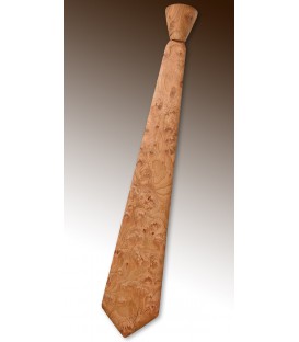 Cravate en bois, loupe de Merisier - MELISSAMBRE