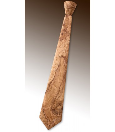 Cravate en bois, loupe de Frêne-Olivier - MELISSAMBRE