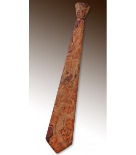 Necktie in wood, Asian Walnut tree burl