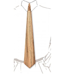 Wooden tie, Zebrano - MELISSAMBRE