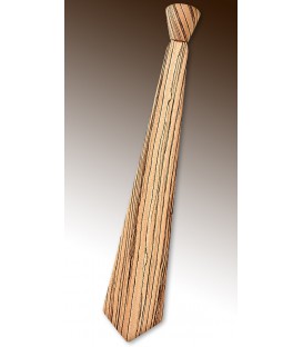 Cravate en bois, Zébrano - MELISSAMBRE