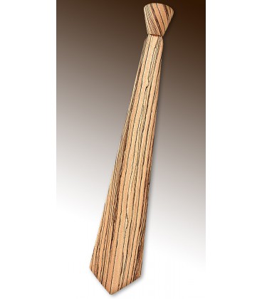 Wooden tie, Zebrano - MELISSAMBRE