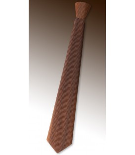 Necktie in wood, smoked Larch