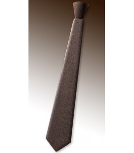 Wooden tie, smoked Chestnut - MELISSAMBRE