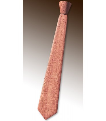 Cravate en bois, Bubinga ondé - MELISSAMBRE