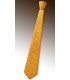 Cravate en bois, loupe de Peuplier teinté jaune
