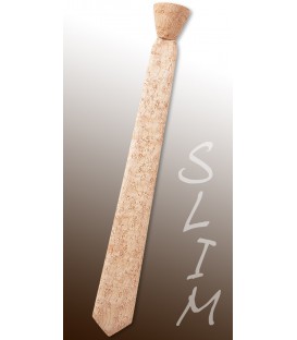 Slim wooden tie, pearly Maple - MELISSAMBRE