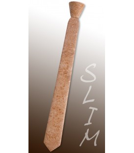 Slim wooden tie, Maple burl - MELISSAMBRE