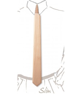 Slim wooden tie, Maple - MELISSAMBRE