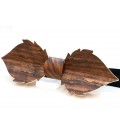 Bow tie in Mozambique wood, the Leaf