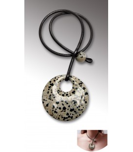 Necklace in dalmatian Jasper