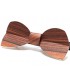 Bow tie in wood, Half-Moon in Rosewood