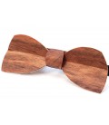 Bow tie in wood, Half-Moon in Etimoe