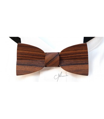 Bow tie in wood, Mellissimo in Rosewood - MELISSAMBRE