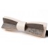 Bow ties in wood, Stretto in white & grey Maple