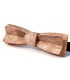 Bow ties in wood, Stretto in silvery Bubinga - MELISSAMBRE