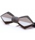 Bow tie in wood, Nib in white and grey tinted pearly Maple - MELISSAMBRE