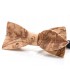 Bow tie in wood, Asymmetric in Ash-olive tree burl - MELISSAMBRE