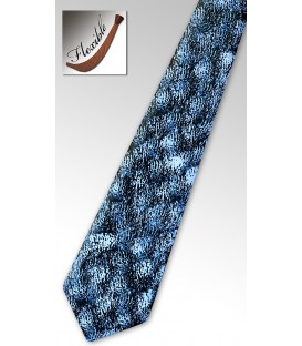 Cravate bois teinté corail