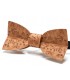 Bow tie in wood, Mellissimo in Yew tree burl