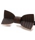 Bow tie in wood, Mellissimo in smoked watered Eucalyptus