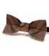 Bow tie in wood, Mellissimo in veined Walnut tree