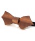 Bow tie in wood, Eole in smoked Larch