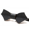 Bow tie in wood, Eole in black Oak