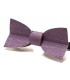 Bow tie in wood, Mellissimo in lilac Koto