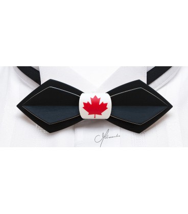 Bow ties in wood, Nib Canada - MELISSAMBRE